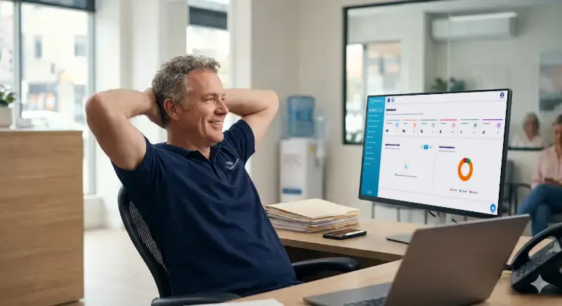 Virtual Triage clinic management software dashboard for clinic admins
